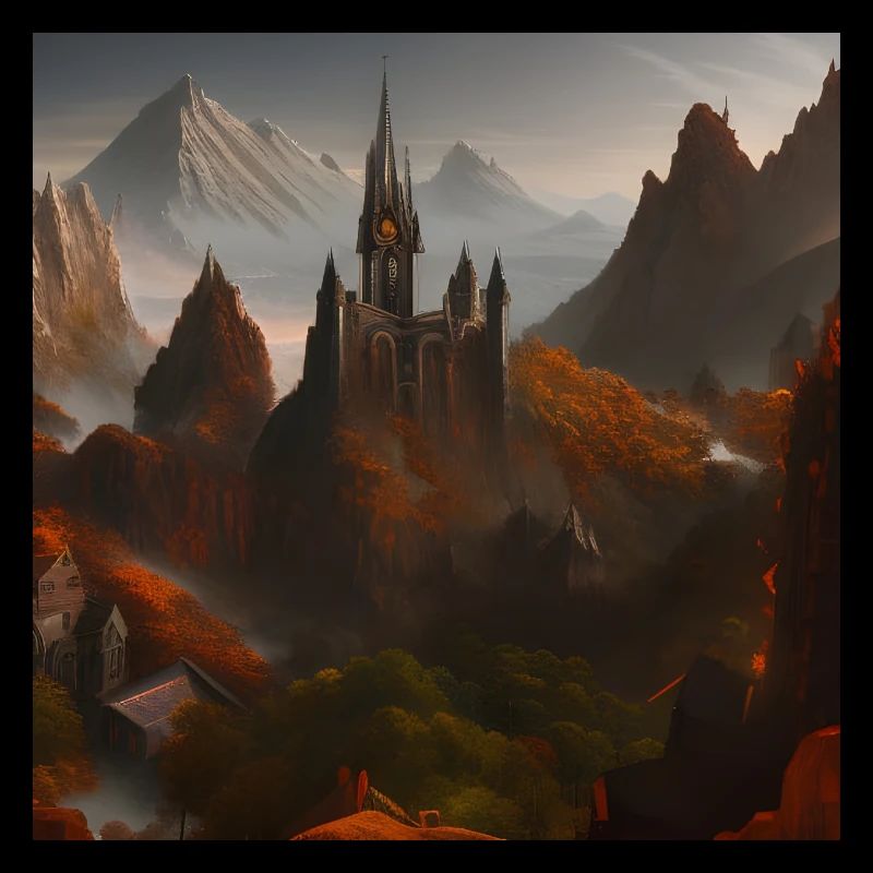 Castle in the mountain