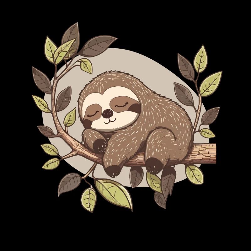 Cute sloth