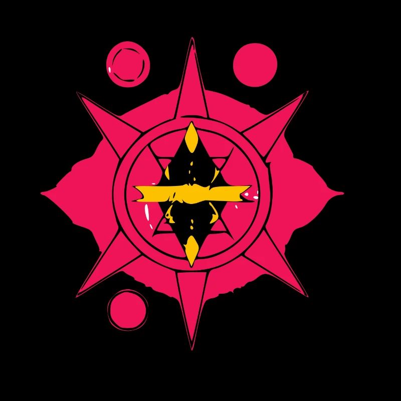 Roter heiliger Talisman