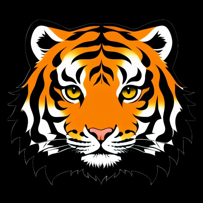 Comic Tiger Mignon Drôle Cool Dessin animé 23