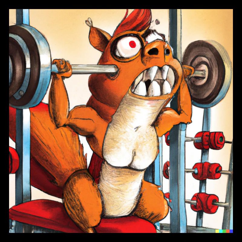 SQRRLD - Squirrel's Bench Press Accident 02