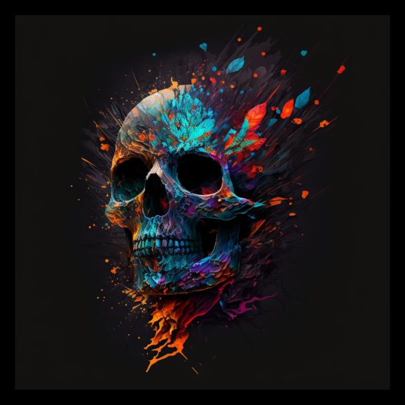 Abstract Skull n°9