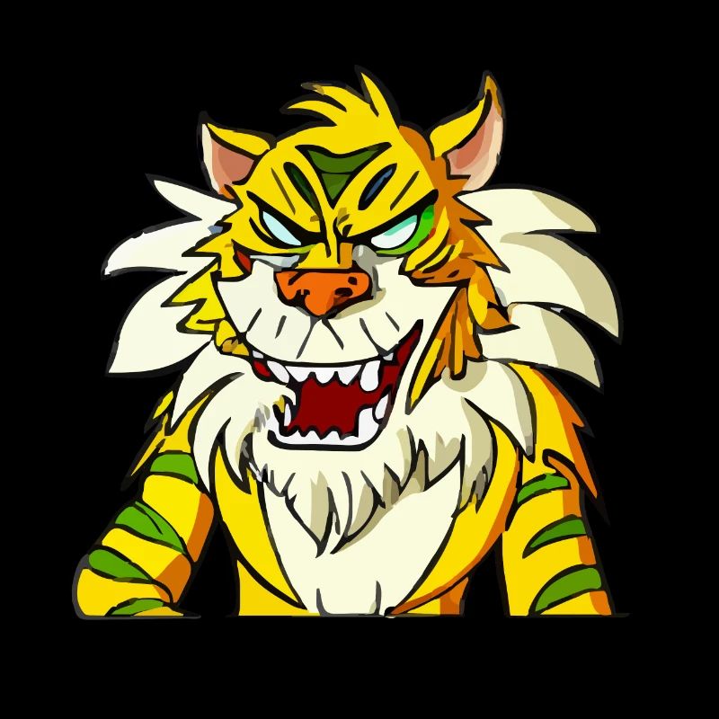 Exe der mürrische Tiger