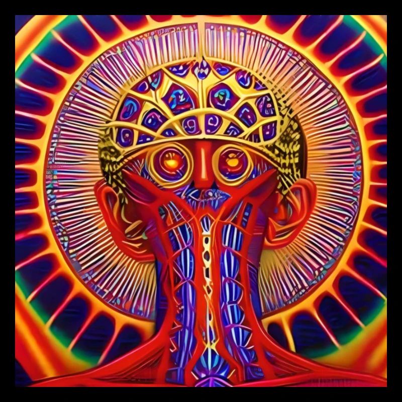 Abstrakte Kunst eines Kopfes 1