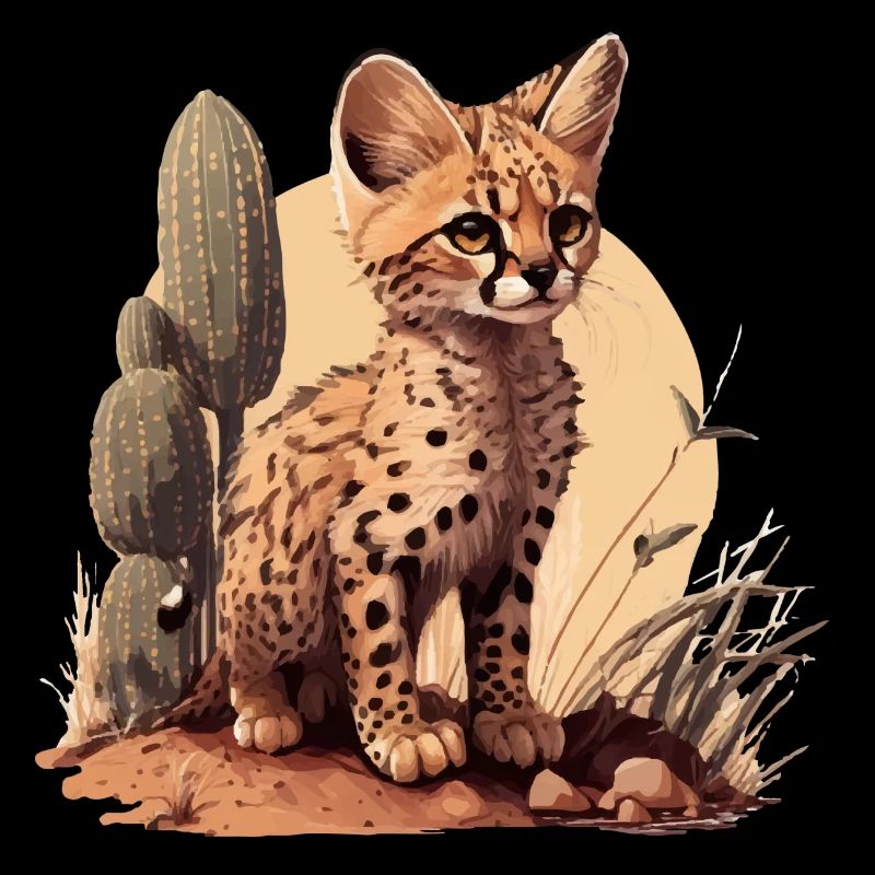The wild kitten