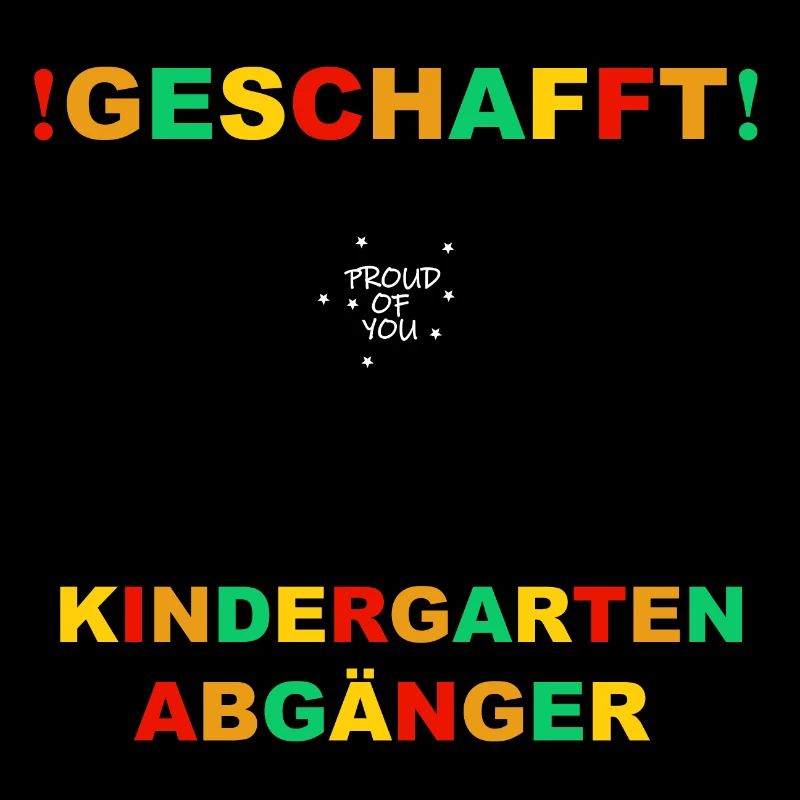 Kindergarten Absolvent Geschafft Einschulung