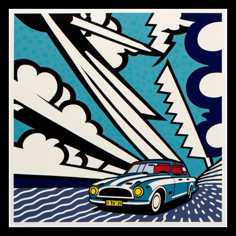 Comic Style Cadillac Gift