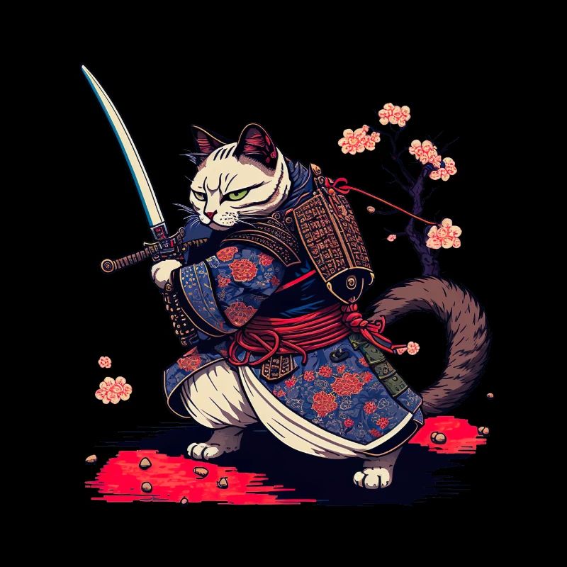 chat samouraï