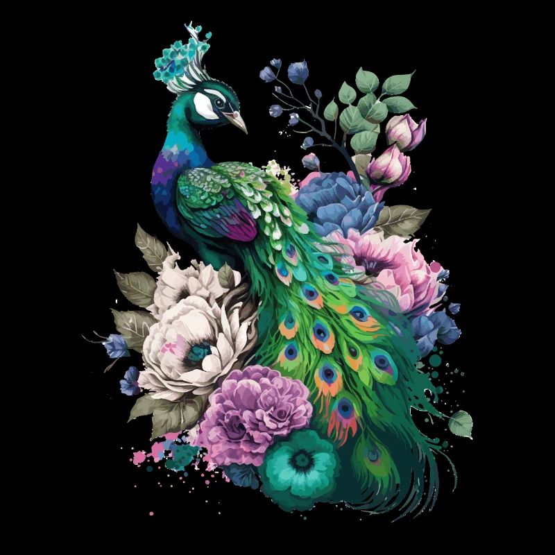 Wunderschöner Pfau Geschenk