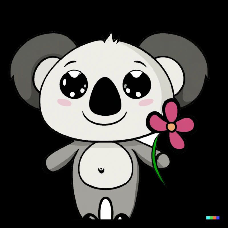 Panda de dessin animé mignon