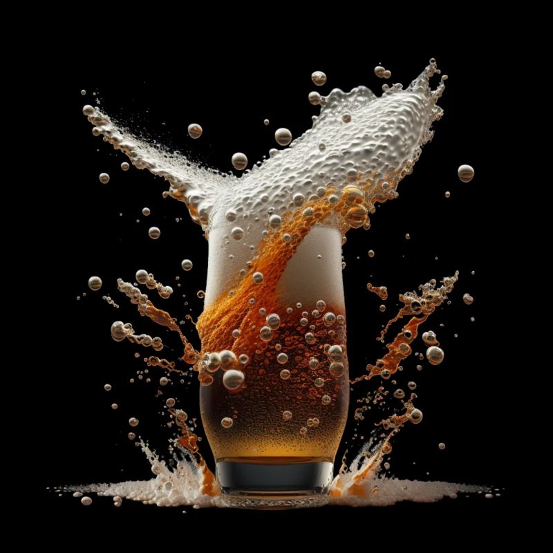 Craft Bier Explosion im Glas