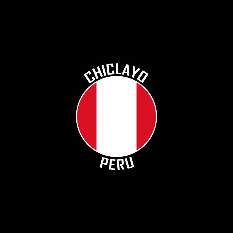 Chiclayo Skyline Pérou Flag Souvenir de voyage