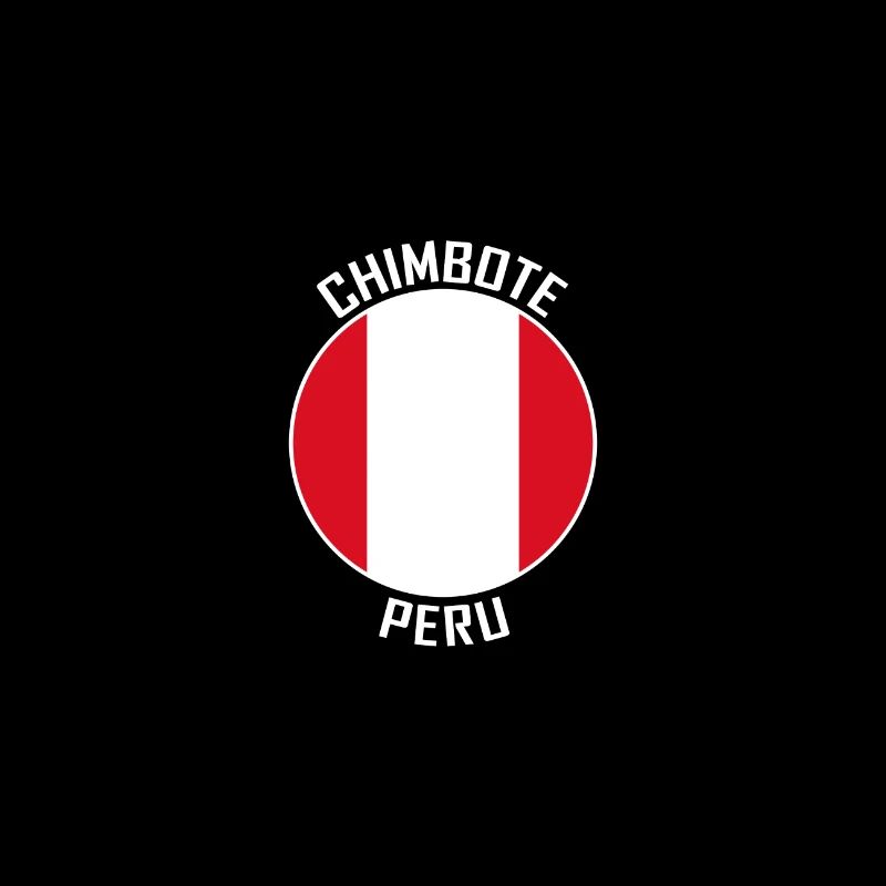 Chimbote Skyline Peru Flag Travel Souvenir