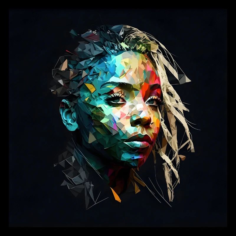 Face Frau Dreadlocks n°17