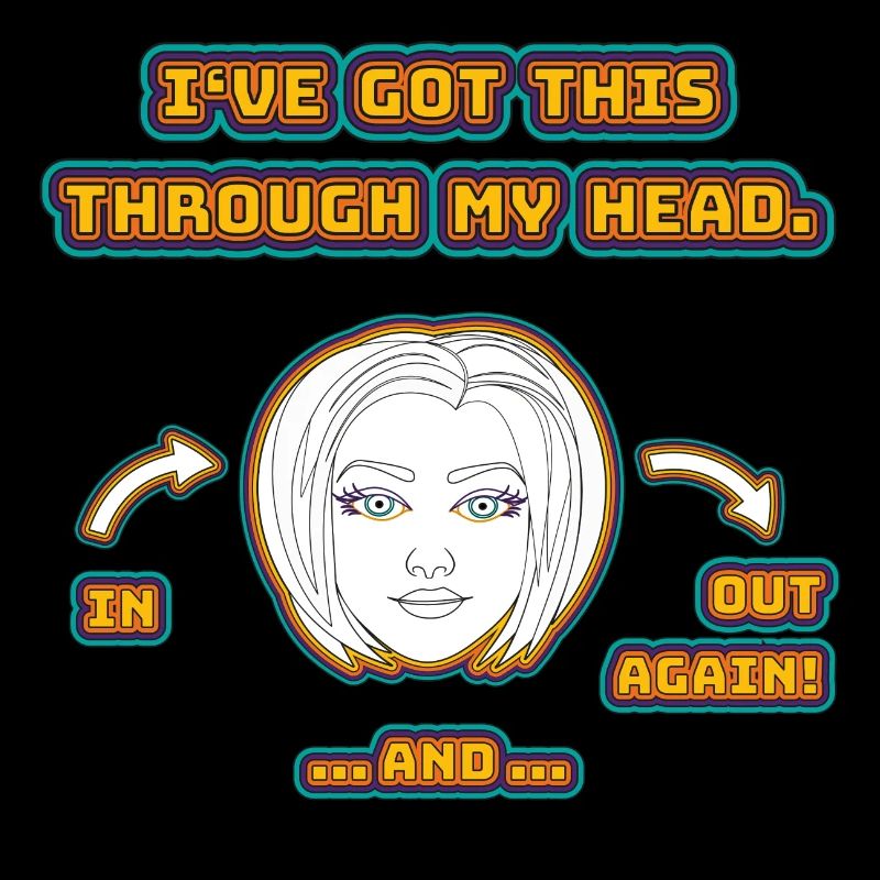 funny non-thinking design / funny sayings