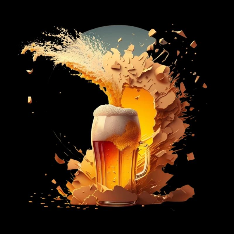 Bier Explosion Party Alkohol