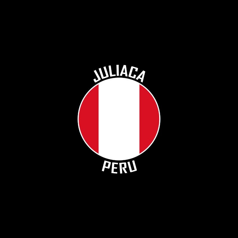 Juliaca Skyline Pérou Flag Souvenir de voyage
