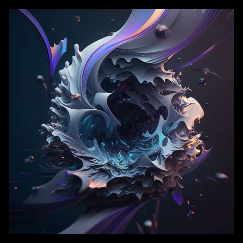 Abstrakte Digitale Kunst n°13