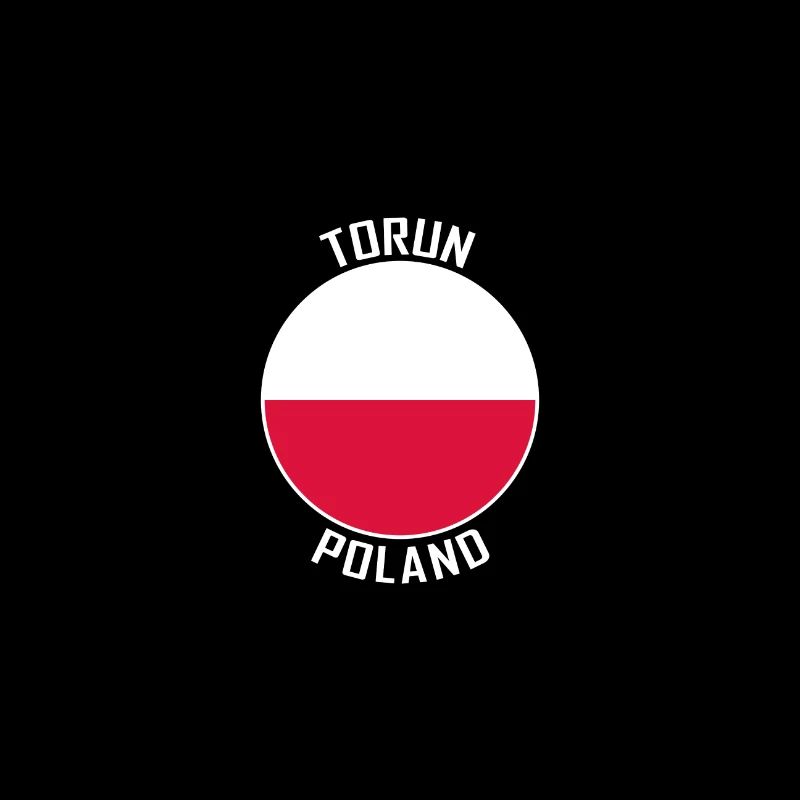 Torun Skyline Pologne Flag Souvenir de voyage