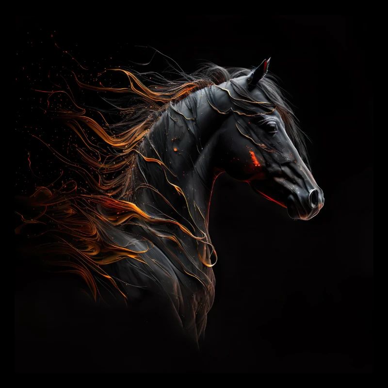 Feuriges Pferd Nr. 16