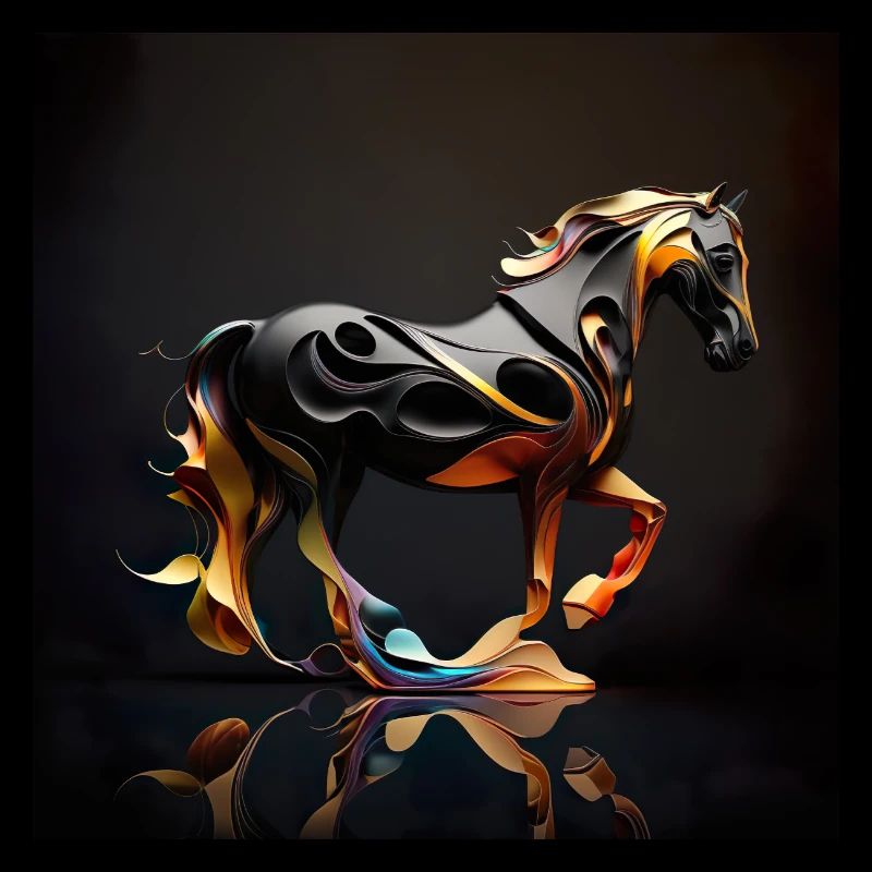 Feuriges Pferd Nr. 8