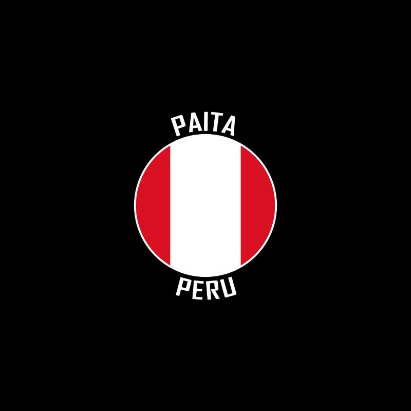 Paita Skyline Peru Flag Travel Souvenir