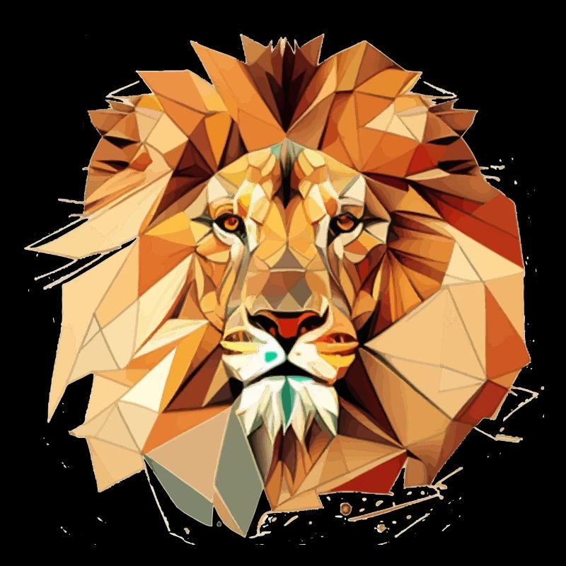 Vektor Löwenkopf Geschenk