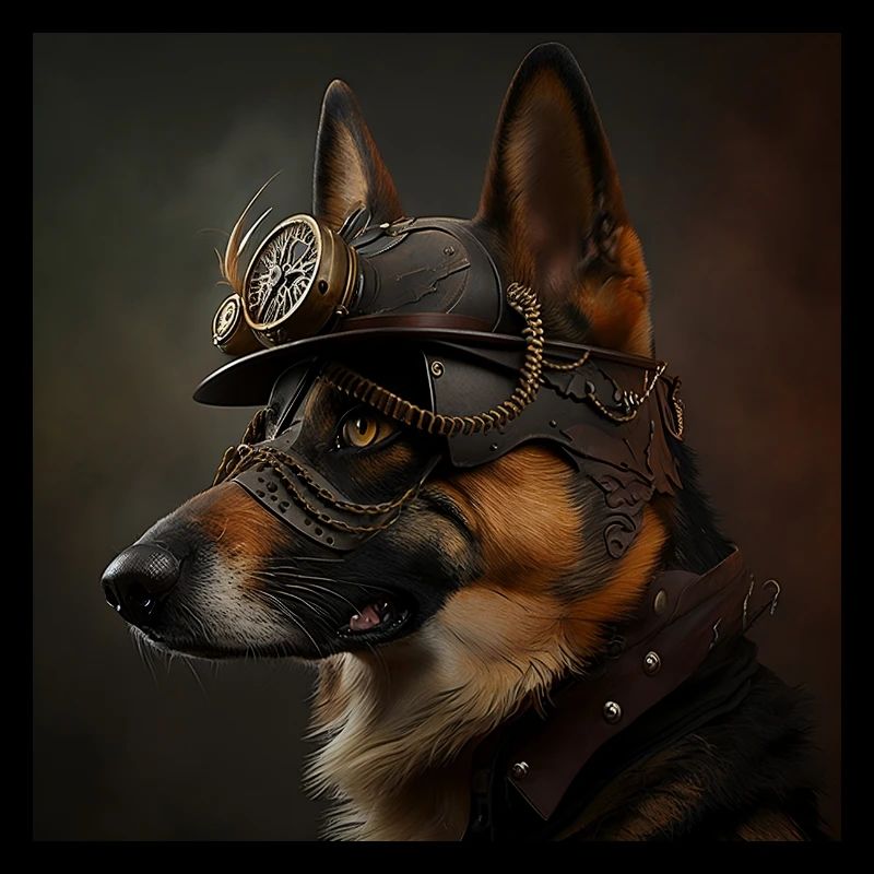 Schaferhund Steampunk