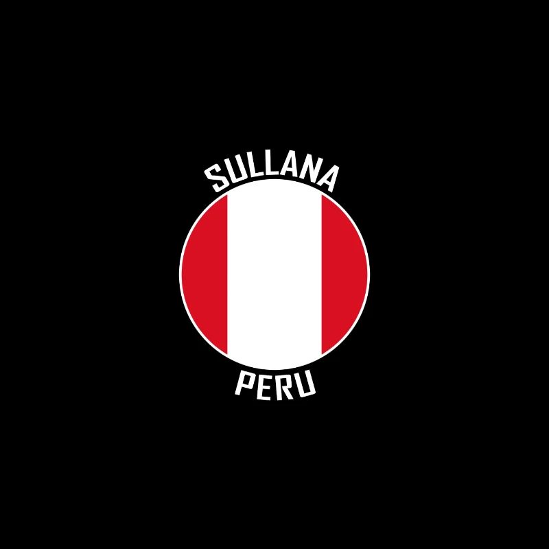 Sullana Skyline Peru Flagge Reise-Souvenir