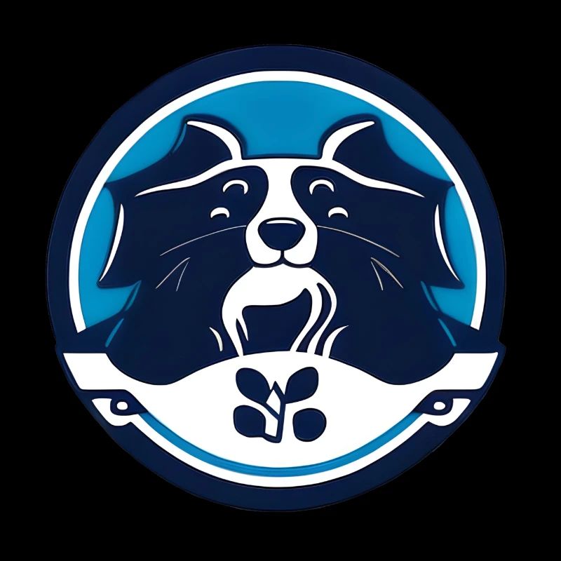 Rundes Hundeporträt