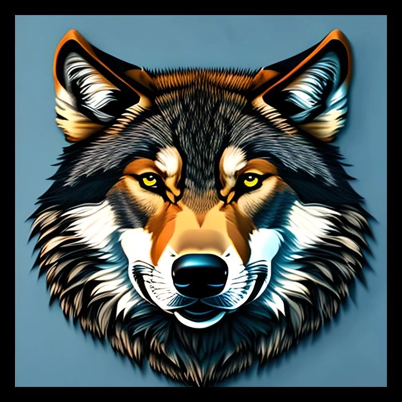 Standard Wolf portrait