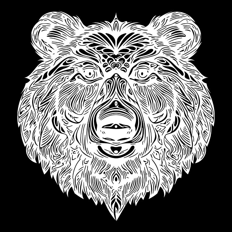 Mignon tête d’ours hirsute