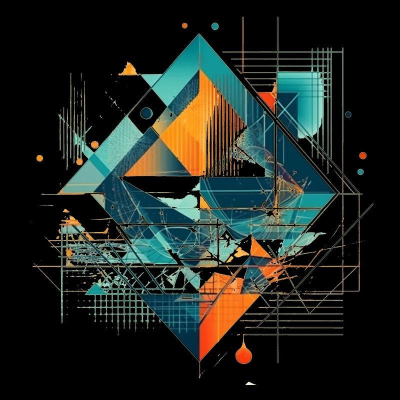 Cooles Geometrisches Ethno Motiv