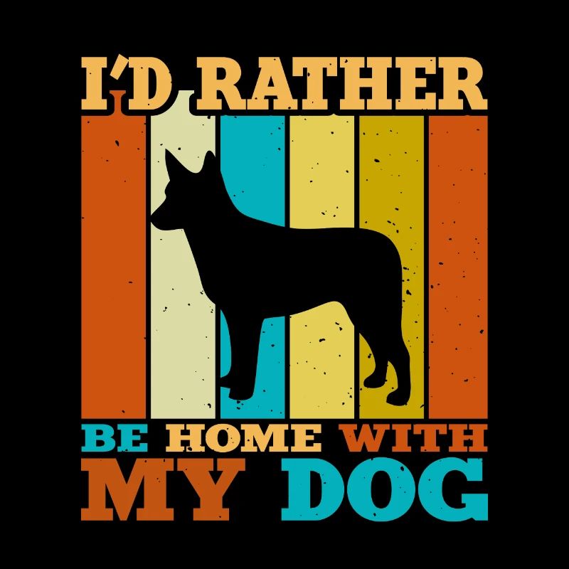 Australian Stumpy Tail Cattle Dog Silhouette