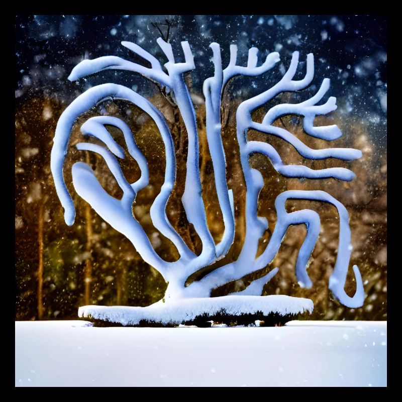 Alter Baum im Winter