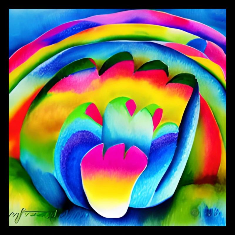 Regenbogen zu Ostern