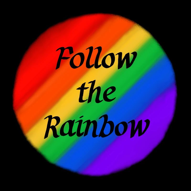 Folgen Sie dem Regenbogen