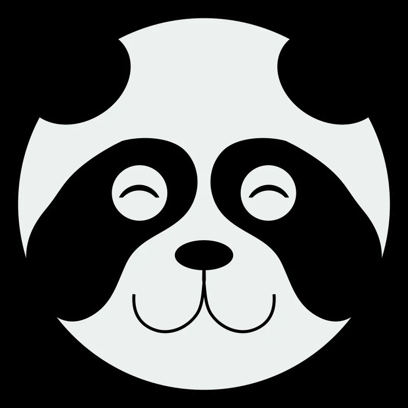 panda face 002