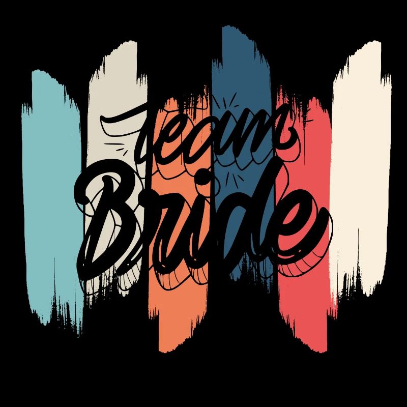 Regenbogen Brautteam