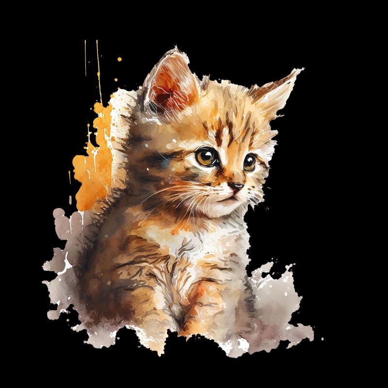 Chaton aquarelle
