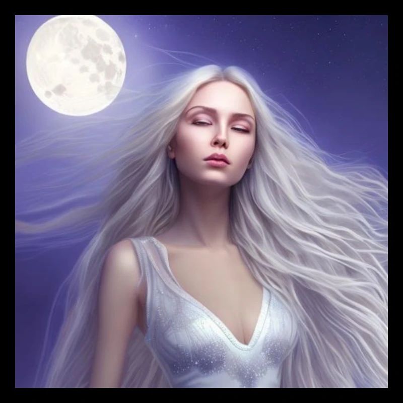 angel on the moonlight