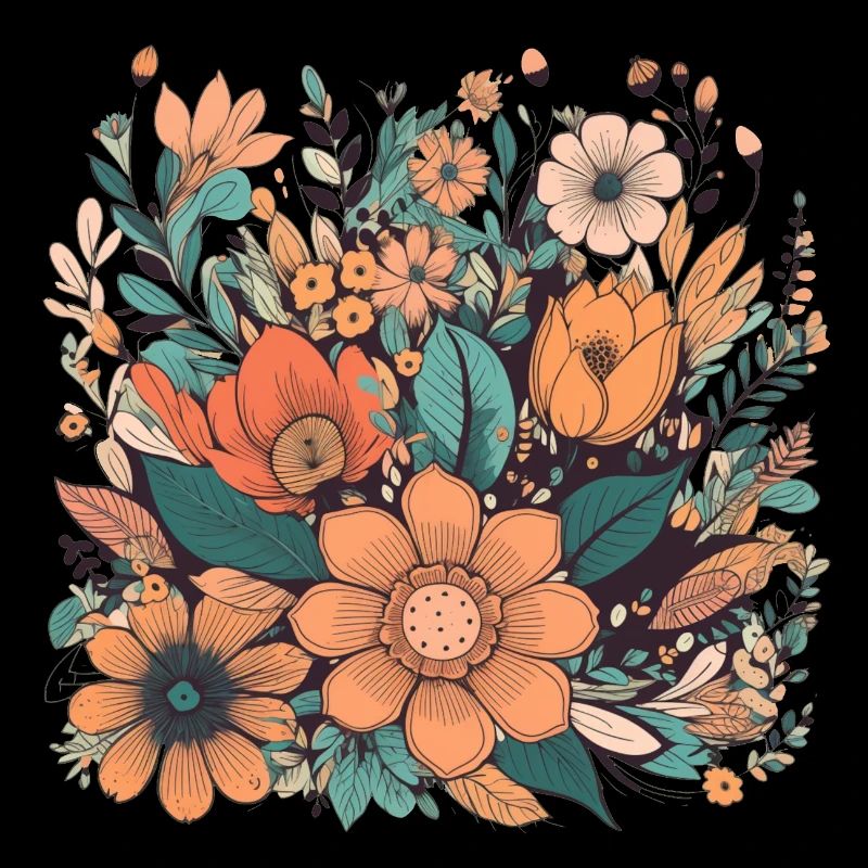 Wunderschönes Boho Blumen Herbarium Bouquet