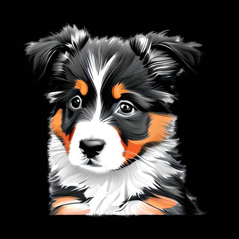 Chiot Dog Propriétaire Berger Australien