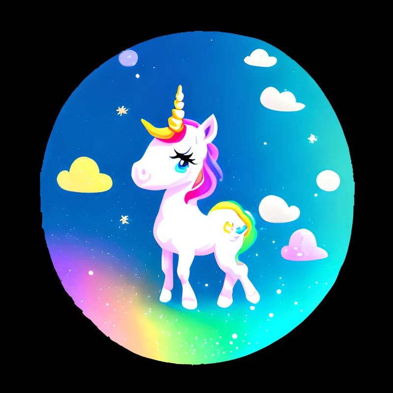 Einhorn Mädchen Fabeltier Einhörner Unicorn