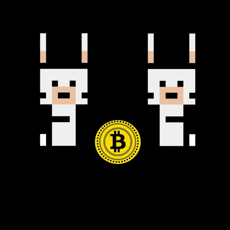 white rabbits collect bitcoin