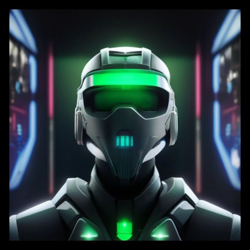 Cyberpunk Space Soldier