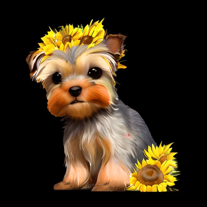 Propriétaire de chien Yorkshire Terrier chiot