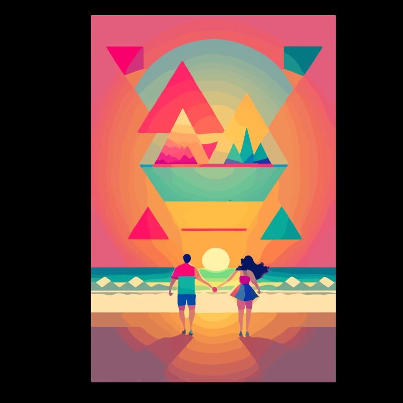 Romance au coucher du soleil