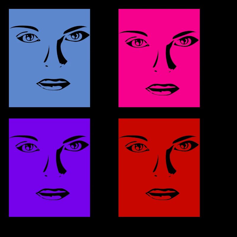 Retro face lines