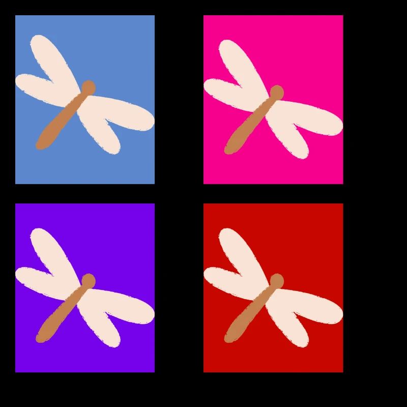 Retro butterfly